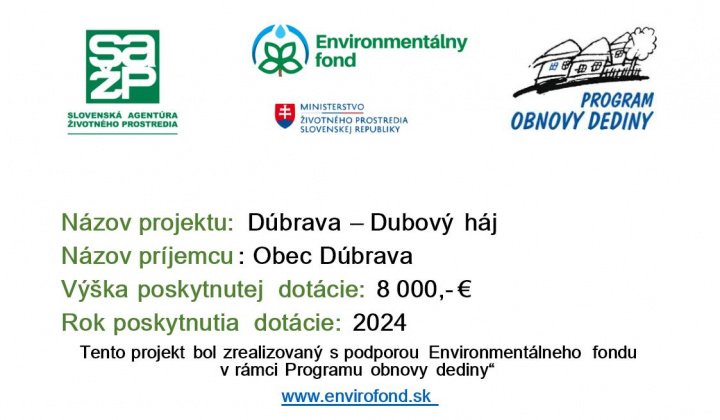 1. fotografia fotogalérie Aktuality / Dúbrava - Dubový háj - foto